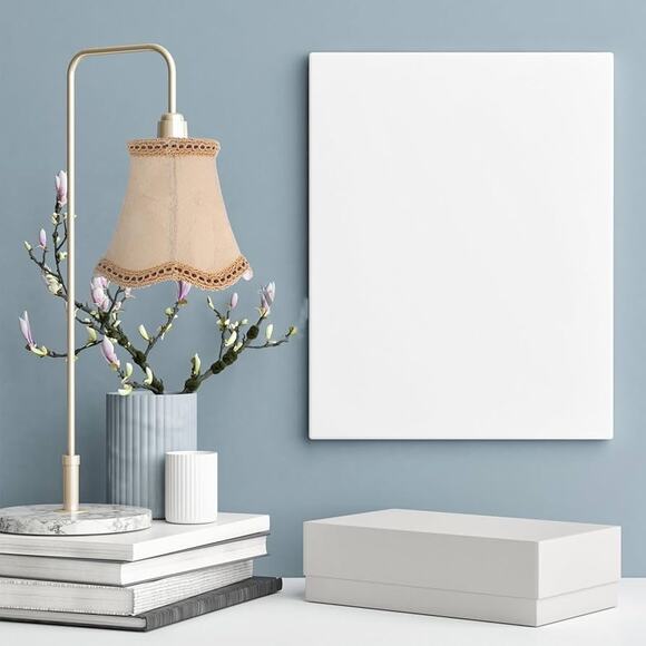 Retro Small Lamp Shade Vintage Cloth Lampshade - Picture 1 of 6